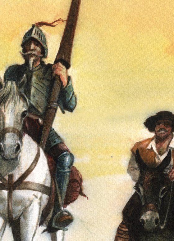 Don Quixote and Sancho Panza XX