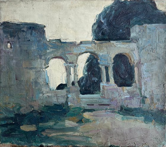 Ruins at Dusk