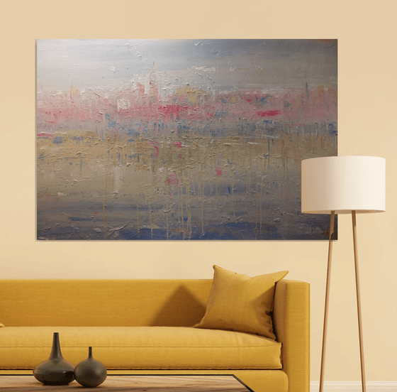 Venice sunset 2022 painting 150cm x 100cm