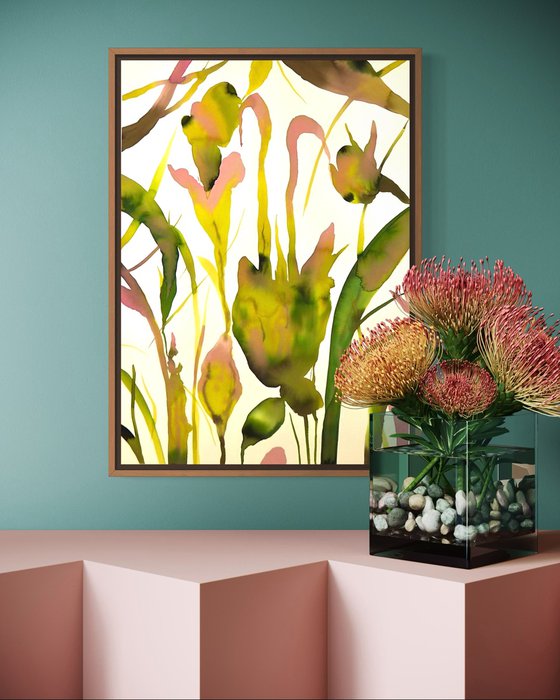 Butti - Abstract Botanical watercolor