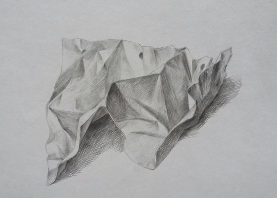 Abstract original pencil drawing #2