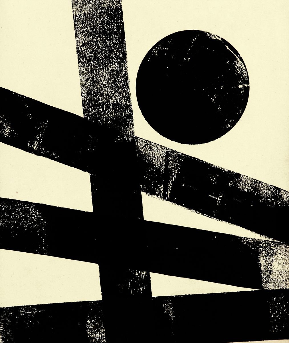 Abstract Acrylic Painting By Petr Strnad, 10 X 12", Integration Xiii., Original Artwork