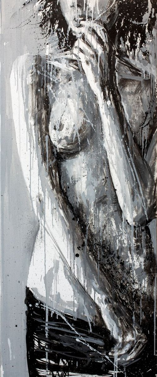 shy street art expression by Alexandr Klemens