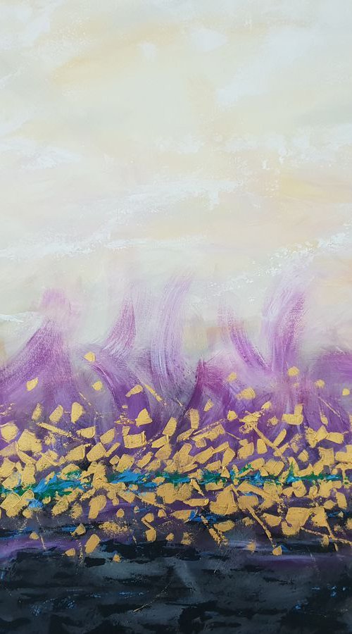 "Turning to gold" by Yulia Pristupa