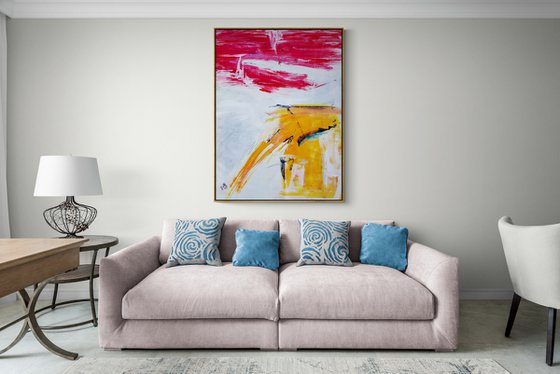 Relativus N-2 (XXL) - Abstract Landscape (H)140x(W)106 cm.