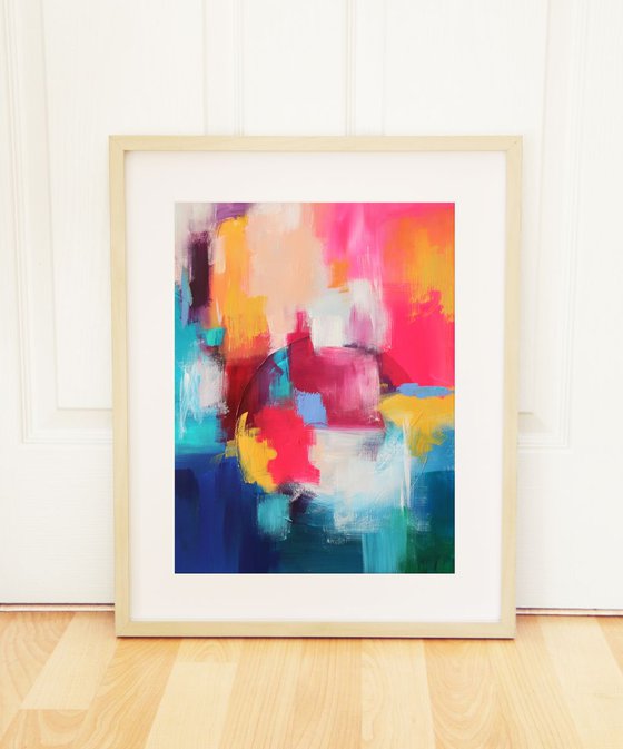 Abstract Framed Painting - A Promise To Myself