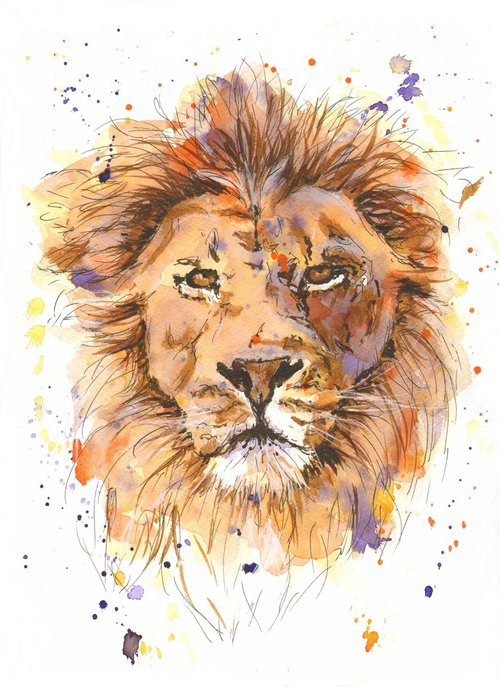 Lion 02 by Geoffrey Dawson