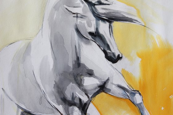 yellow horse