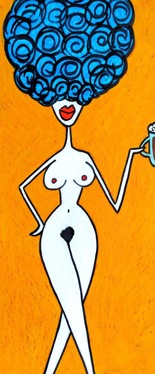Nude with beer ver.2.0 by Ann Zhuleva
