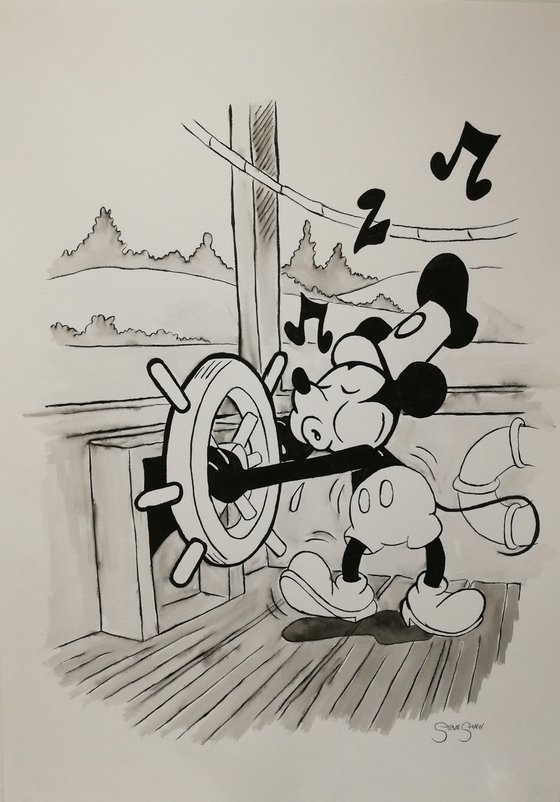 Steamboat Willie. Free Shipping