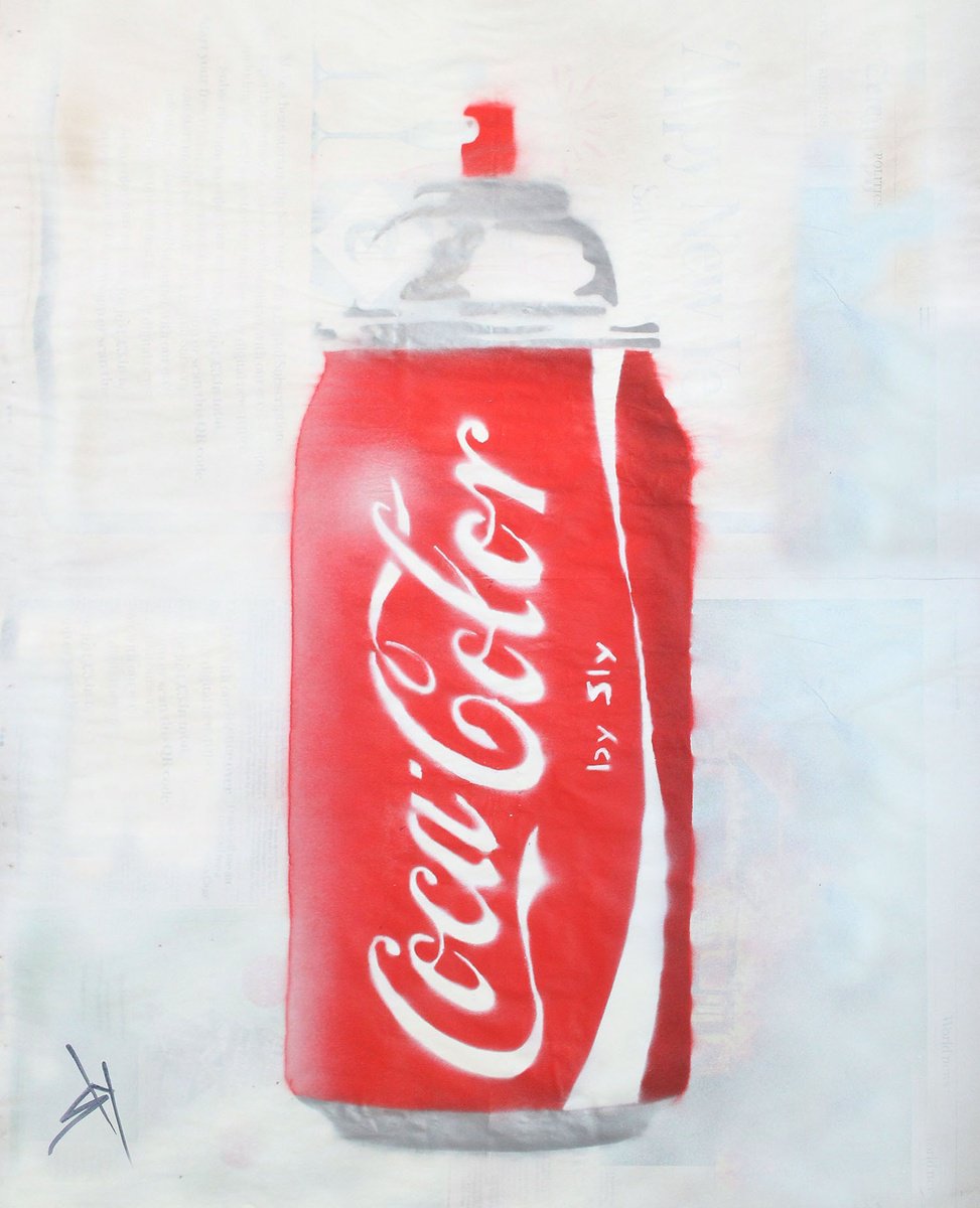 Urban And Pop Painting , Cocacolor (On An Urbox). By Juan Sly, 23 X 30, Artwork For Sale On Artfinder