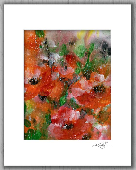 Blooming Bliss 19 - Floral Painting by Kathy Morton Stanion