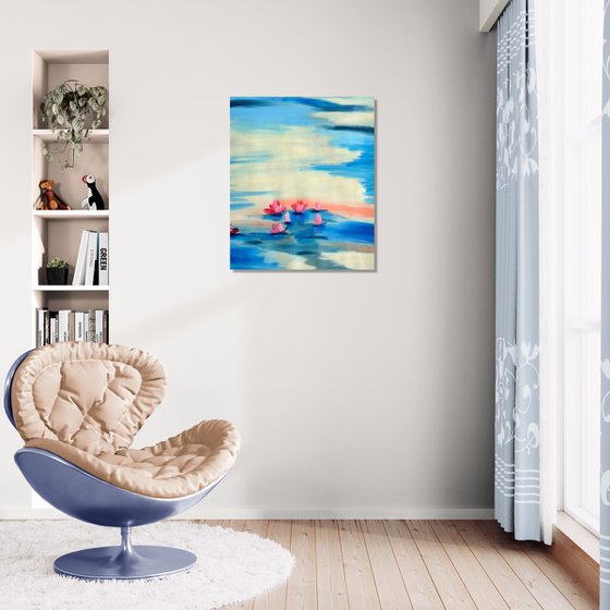 Peaceful Pond Lilies