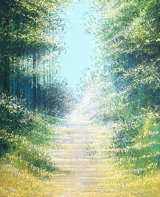Forest Path In Sunlight