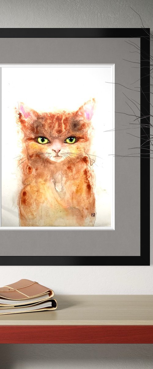 YELLOW KITTY by Eva Fialka