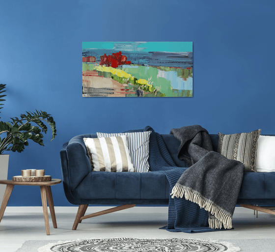 Flowers in the water