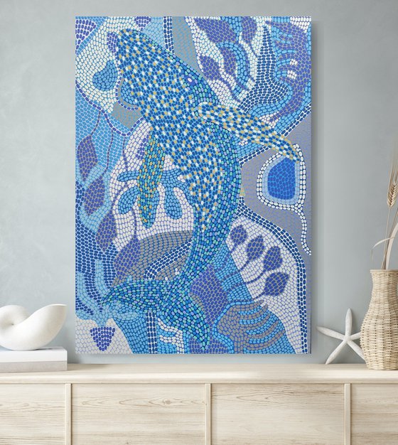 Whale in a Mosaic Sea
