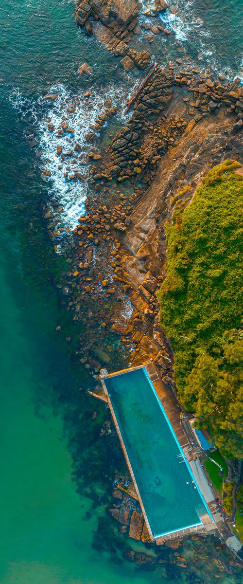 Palm Beach Rock Pool by Nick Psomiadis