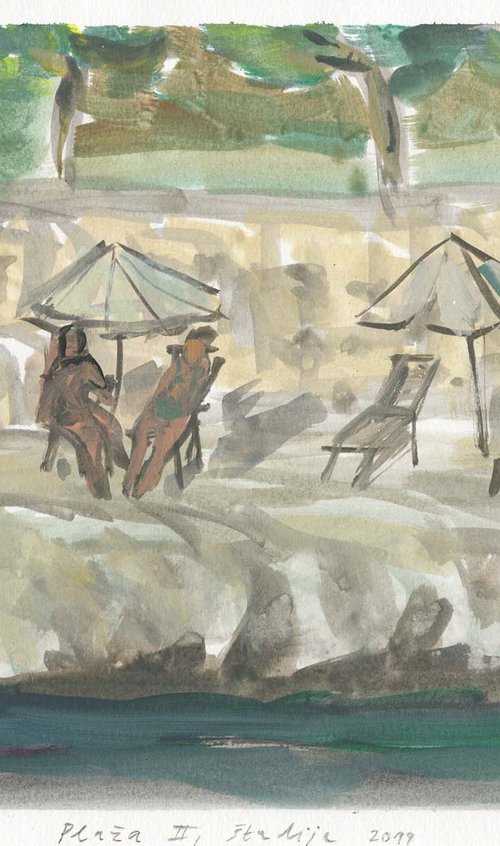 Beach II. Study by Alenka Koderman