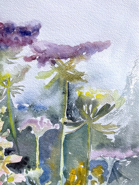 Foxglove and Wildflowers