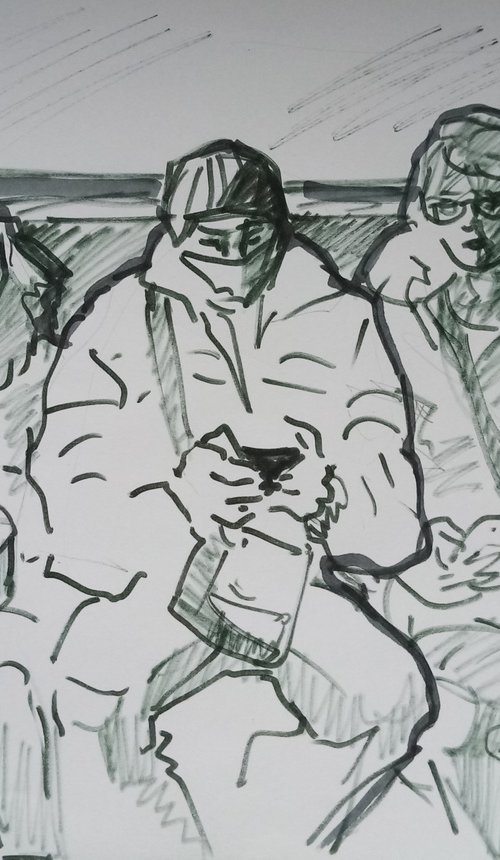 Transport sketches 01 by Oxana Raduga