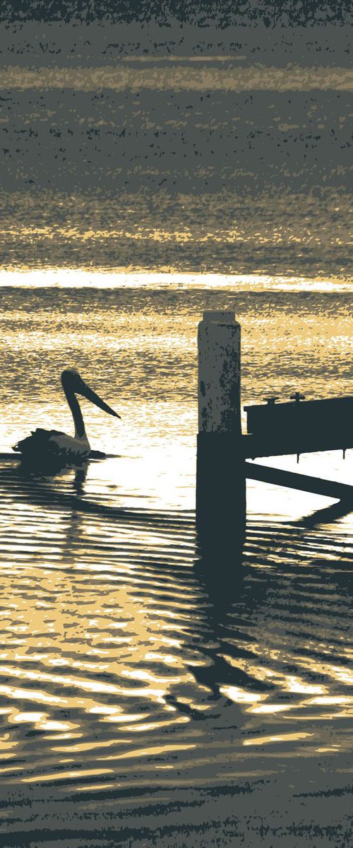 PELICAN CROSSING - JARVIS BAY OZ by Keith Dodd