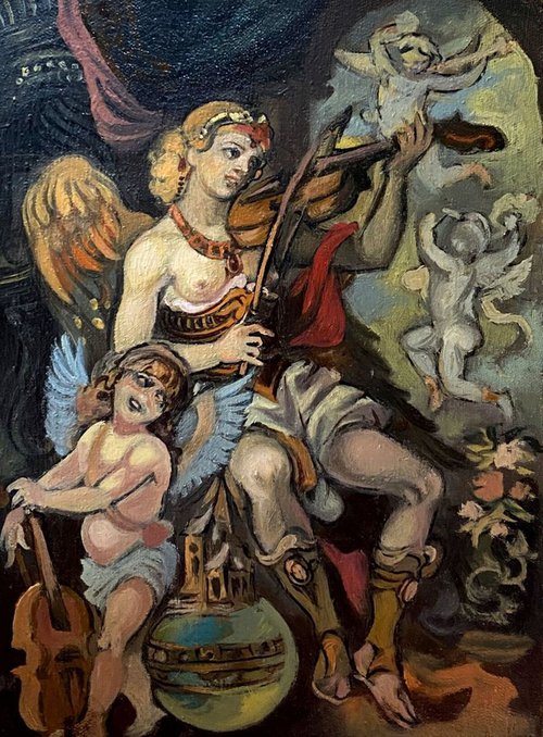 Violin playing by Oleg and Alexander Litvinov
