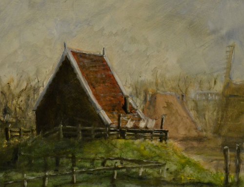 fisherman's house of the island Marken (Holland) by Jan Baggen