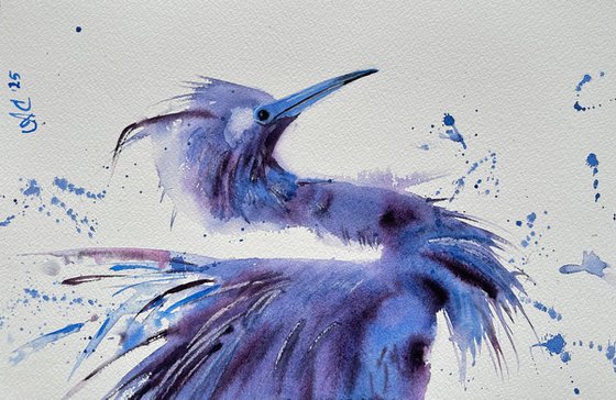 Birds: Blue Heron, Crane and Flamingo