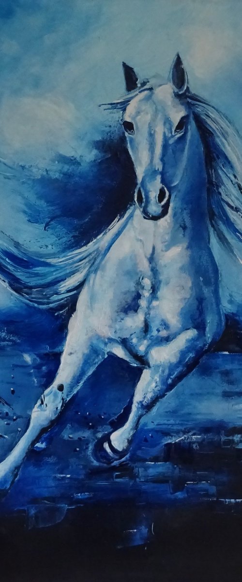 The Running Horse by Mel Davies Original Art