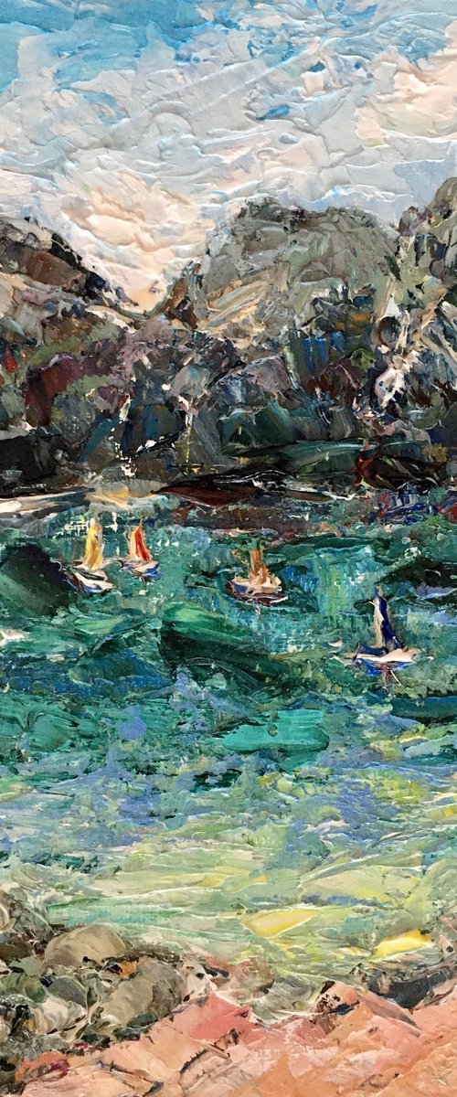 At lake Garda by Vilma Gataveckienė