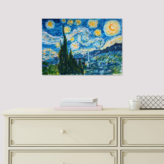 Starlight Night...  Van Gogh. Free copy