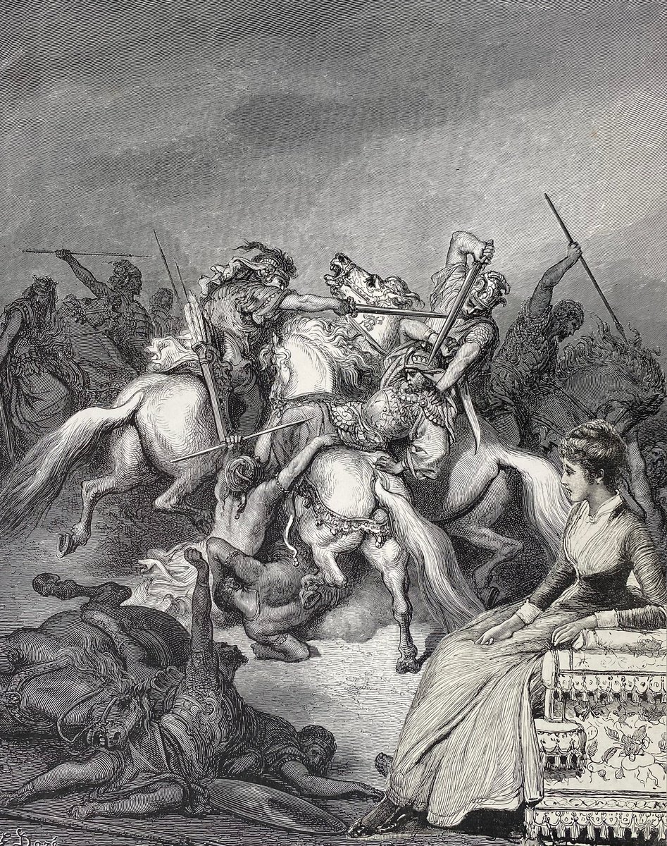 In battle by Tudor Evans