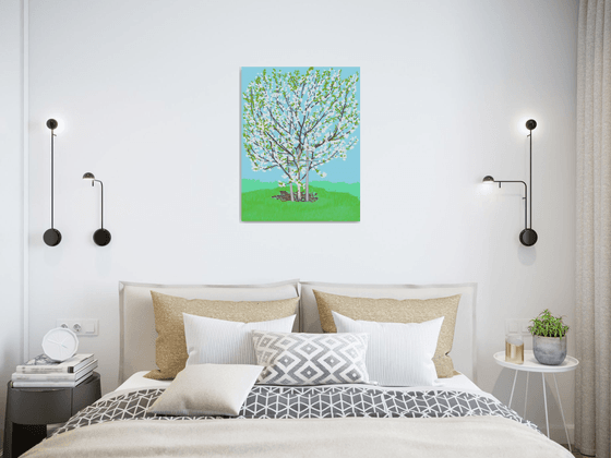 "Cherry tree in spring"