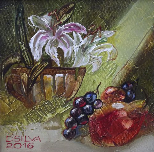 Still life with pear by Silvija Drebickaite