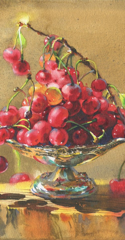 Still life berries by Samira Yanushkova