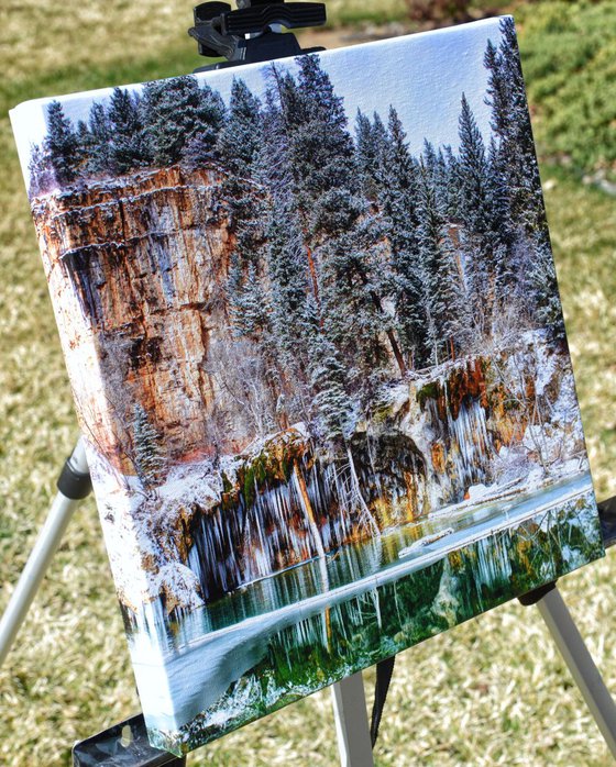 Hanging Lake on Canvas