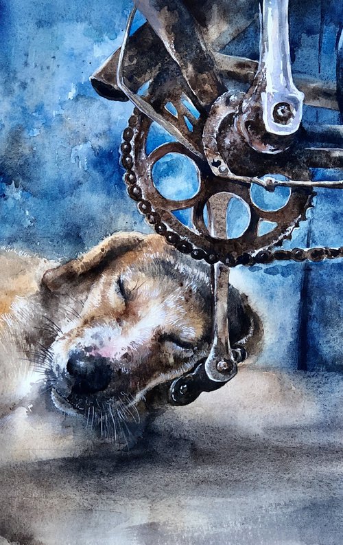 Blue Sleep by Larissa Rogacheva
