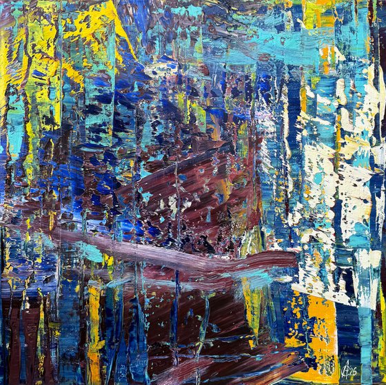 City in reflections
