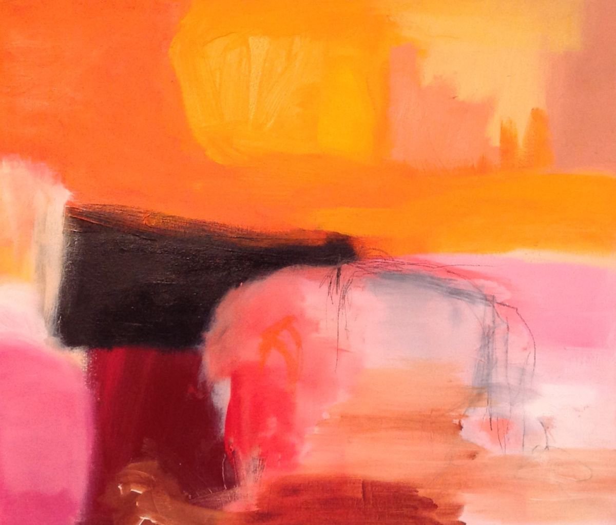 Orange ground # 8 by John Davison