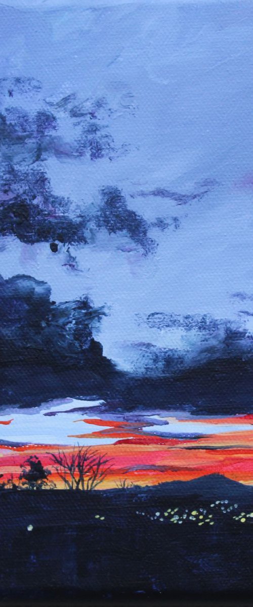 Cornish Sunset by Valerie Jobes