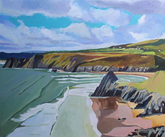 Drifting Clouds Over Three Cliffs