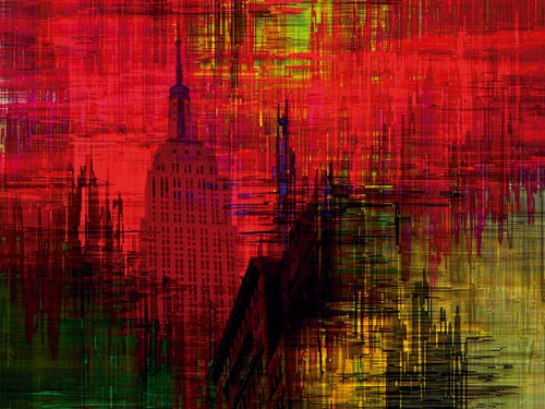Texturas del mundo, Empire State Building NYC/Original artwork by Javier Diaz
