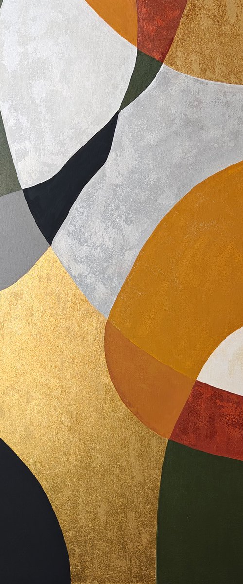 Abstraction with gold by Anna Aboskalova