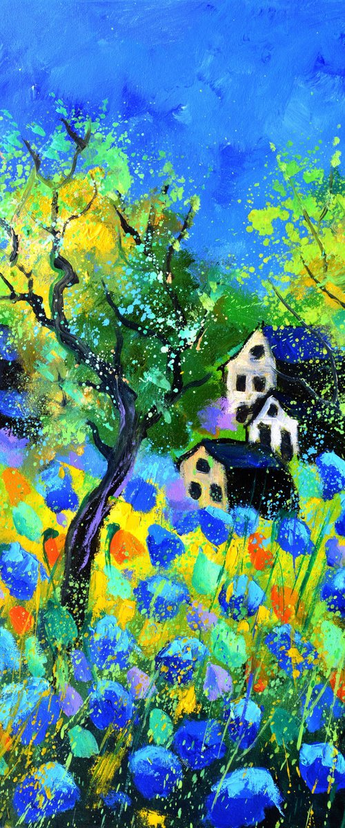 Lost amid flowers by Pol Henry Ledent