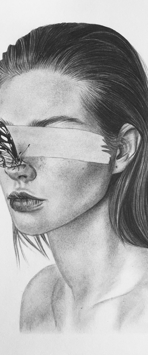 The girl and the butterfly by Amelia Taylor