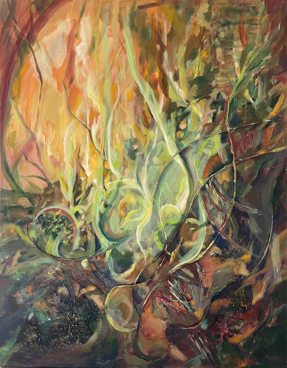 Ripening In Liminality By Momalyu, 28 X 35, Artwork For Sale On Artfinder
