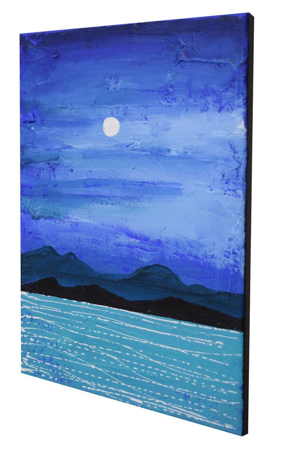 Blue Sky Song seascape painting