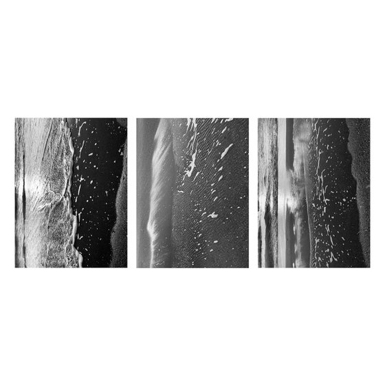 NT#175 Triptych "Vertical" Sea