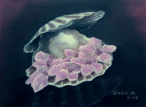 pearl-flowers by Dalia Binkiene